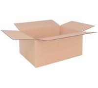 Cartons pliants, dimensions 330 x 240 x 160 mm, qualité KK 60, couleur marron, lot de 25 pièces