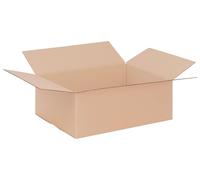 Cartons pliants, dimensions 580 x 380 x 190 mm, qualité KK 112, couleur marron, lot de 25 pièces