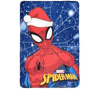 CARTOON Couverture pour enfant 100 % polyester 100 x 140 cm (Spiderman Noël)