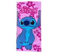 CARTOON Disney Stitch Serviette de plage en microfibre polyester pour enfant 245 g/m² Dimensions 70 x 140 cm Plage Piscine