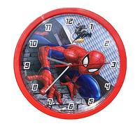 CARTOON Horloge murale analogique Spiderman Marvel pour enfants 25 cm pour chambre de jeu