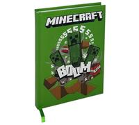 CARTOON Minecraft Agenda scolaire 10 mois, couverture rigide, 15 x 20,5 cm