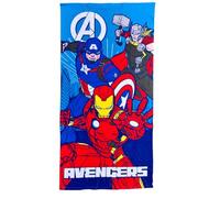 CARTOON Serviette de plage Avengers Marvel 140 x 70 cm serviette en microfibre pour enfants piscine plage