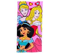CARTOON Serviette de plage Princesses Disney 140 x 70 cm Serviette en microfibre pour enfants piscine plage