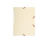 Exacompta Chemise à élastiques Maxi Capacity carte lustrée 425 g/m² A4 Ivoire
