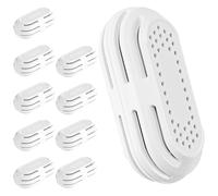 Cartouche A50Q 10Pack Compatible pour LEVOIT Humidificateurs Supérieur | Déminéralisation pour humidificateurs à remplissage supérieur . Réduit les dépôts minéraux et les odeurs dans l'eau