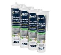 Cartouche Colle Lames Dàccoratives PVC - 290 ml (Lot de 4)