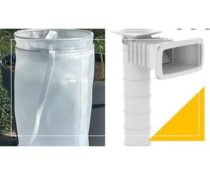 Cartouche Compatible Weltico C6 - EasyClean EasyFilter - 1 Poche Filtrante + 1 Sac de Balles Filtrantes + 1 Panier Skimmer Préfiltre - Filtration Fine Réutilisable