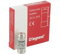Cartouche cylindrique domestique 10,3x25,8mm avec voyant - 10A