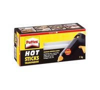 Pattex Colle thermofusible PTK1 haute résistance 11 mm x 200 mm transparent 1 kg (50 pcs)
