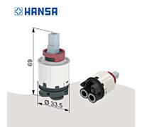 Cartouche de commande Hansa Classic 3.5 59913075 disques en céramique avec dépôts de graisse intégrés, limiteur de température