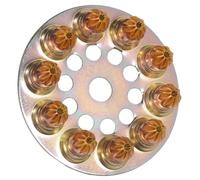Cartouche de disques de 10 charges 6,3/10 jaunes - SPIT - 031700