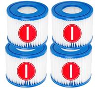 Cartouche de Filtre de Piscine Compatible avec Best-Way 58381 la Pompe de Filtration, Lot de 4 filtres de Rechange