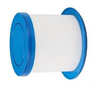 Cartouche de filtre de rechange pour 6473-161 - Nettoyage en profondeur du filtre de piscine élimine la saleté, les débris, l'huile et la graisse - Matériau PU PE blanc 10,6 x 13,7 cm