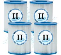 Cartouche de filtre de type II,pour Bestway 58094-Cartouche de filtre de piscine,cartouches filtrantes de rechange pour Bestway Type II,pour Bestway 58383-Epurateur de filtre Cartouche Type II (4 Pcs)