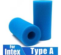 Cartouche de filtre en mousse pour piscine Intex Type A, cartouche filtrante pour piscine, nettoyeur d'éponge filtrante lavable réutilisable pour piscine 3 PCS