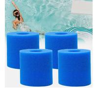Cartouche de Filtre éponge pour Intex Type H,Filtre Piscine h,Éponge De Filtre Lavable,Filtres en Éponge Adaptés (Filtre H-4pièces)