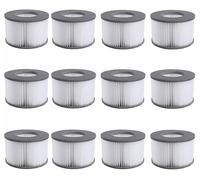 Cartouche de filtre piscine - Lot de 12 - 90 lamelles - Compatible MSPA à partir de 2020