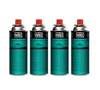 Cartouche de gaz - 4 pièces - 250gr - Gaz butane Bouteille Universelle à valve - Camping INTEC