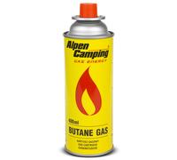 Cartouche de gaz butane Alpen Camping 400 ml certificat Pi 0875 conforme EN417