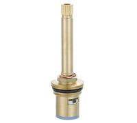 Cartouche de rechange en laiton et céramique pour robinet - Filetage de 1,9 cm - Tige de 76 mm de long, noyau de valve de douche, de baignoire, dans le sens inverse des aiguilles d'une montre