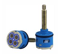 Cartouche de rechange pour mitigeur de douche 33/35/37mm, cartouche céramique à 5 voies pour mitigeur, cartouche de douche à 3 voies, cartouche de dérivation à 4 voies (Model-35MM-96MM)