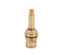 Cartouche de robinet à disque en céramique et laiton, remplacement de valve à quart de tour 1/2" X 75mm x 10mm pour robinets de salle de bain et cuisine, cartouche de robinet (NN-Blue-65MM)