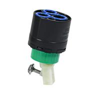 Cartouche de robinet de cuisine - Noyau de valve en céramique à trou unique de 5,1 cm, pièce de rechange anti-goutte, compatible avec Hansgrohe M3 M2 | Réparation de plomberie pour robinet de cuisine