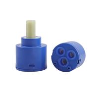 Cartouche de robinet en céramique 35mm pour robinet de cuisine à poignée unique, cartouches à disques en céramique 40mm pour salle de bains, robinet de lavabo et douche, valves de robinet en céramique