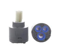 Cartouche de robinet en céramique 35mm pour robinet de cuisine à poignée unique, cartouches à disques en céramique 40mm pour salle de bains, robinet de lavabo et douche, valves de robinet en céramique