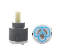 Cartouche de robinet en céramique 35mm pour robinet de cuisine à poignée unique, cartouches à disques en céramique 40mm pour salle de bains, robinet de lavabo et douche, valves de robinet en céramique