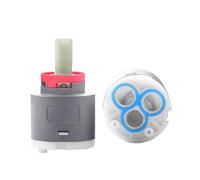 Cartouche de robinet en céramique 35mm pour robinet de cuisine à poignée unique, cartouches à disques en céramique 40mm pour salle de bains, robinet de lavabo et douche, valves de robinet en céramique