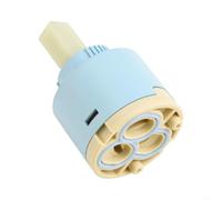 Cartouche de robinet en laiton 40 mm disque céramique fixation chaude | Taille de 35 mm, action quart de tour, empêche les gouttes, disques en céramique, compatible avec les robinets de cuisine