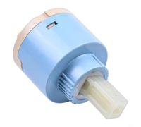 Cartouche de robinet en laiton 40 mm Disque céramique Fixation chaude | Taille de 35 mm, action quart de tour, empêche les gouttes, disques en céramique, compatible avec les robinets de cuisine