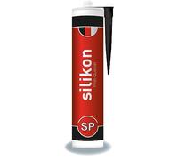 Cartouche de silicone sanitaire - 310 ml - Noir - Mastic d'étanchéité pour salle de bain, douche, cuisine - Imperméable avec effet de protection - Résistant aux moisissures - Résistant aux UV et aux