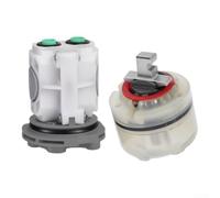 Cartouche de valve de douche 47 mm avec limiteur de température | Réduit la consommation d'eau jusqu'à 50 % et résout les problèmes de goutte et d'écoulement compatible avec les robinets de