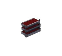 Cartouche d'encre de rechange Trodat 6/4911 - Lot de 3 Couleur rouge