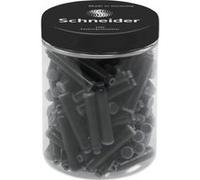 Schneider 6801 Cartouches d'encre standard pour stylo plume (non effaçables) Lot de 100, Noir