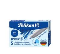 Cartouche encre pelikan griffix coloris bleu etui 5 unites