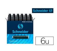 Cartouche encre schneider noire boite 6 pieces