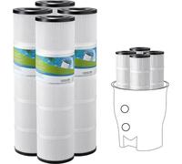 Cartouche filtrante pour piscine, 4 x 105 pieds carrés, cartouche filtrante de rechange pour spa, compatible avec Pentair CCP420, Pleatco PCC80-PAK4l, sans danger pour les enfants et les animaux domes