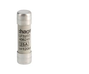 Cartouche fus.10x38 gG 25A - HAGER LF325G