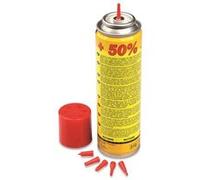 Cartouche gaz professionnelle pour Chalumeau à gaz rechargeable. Contenance 225 ml. G