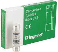 Cartouche cylindrique - Fusible - 10x38 - sans voyant - type gG -10A GG 500V LEGRAND