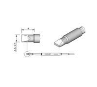 JBC Tools Panne de fer à souder forme de burin Taille de la panne 2.3 mm Contenu 1 pc(s)