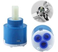 Cartouche mitigeur Robinet pour cartouche,35 mm HD Bleu Robinet de Cuisine Haute Pression pour Mitigeur Lavabo et Robinet de Douche