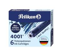 Pelikan Cartouches d'encre 4001 TP/6 bleu-noir