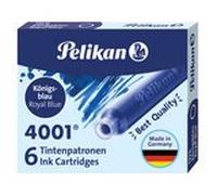 Cartouche pelikan courte standard vert étui 6 unités
