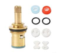 Cartouche Robinet Céramique 1/2'' Anti-Fuite | Disques céramique haute dureté, joints silicone étanches, arrêt fuites immédiat, compatible eau chaude froide