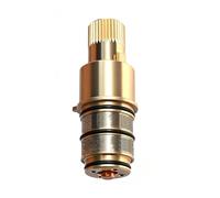 Cartouche thermostatique compacte 47439000 - Version compacte 1/2 pouce en laiton, remplace la version en plastique, compatible avec GROHE 47439000 pour les séries Grohtherm 1000/2000/3000, Cosmopolit